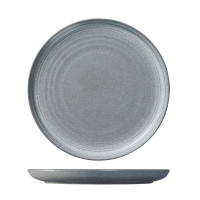 Ariane Artisan Granite Grey Round Coupe Plate - 300mm (Pack of 6)
