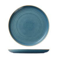 Ariane Artisan Sapphire Round Coupe Plate - 300mm - Granite Sapphire (Pack of 6)
