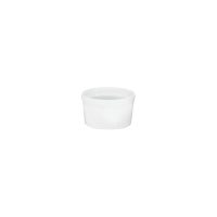 Duraceram Souffle Dish - Ribbed - 120ml - White (Pack of 12)