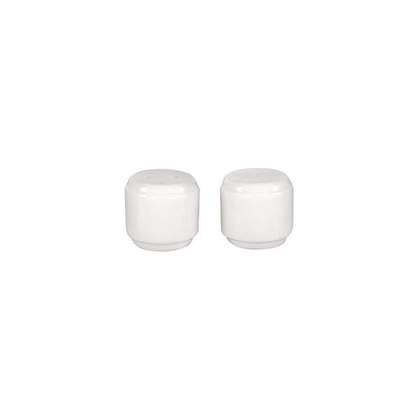Duraceram Pepper Shaker Barrel - White (Pack of 12)