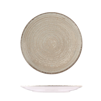 ID Fine Mocha Round Coupe Plate - 230mm (Pack of 12)