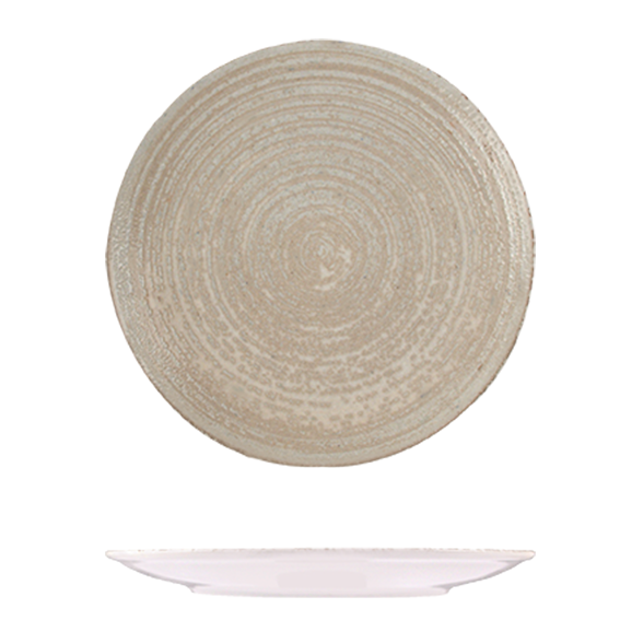 ID Fine Mocha Round Coupe Plate - 270mm (Pack of 12)
