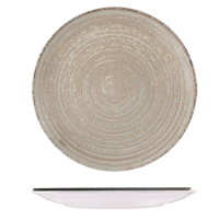 ID Fine Mocha Round Coupe Plate - 300mm (Pack of 6)