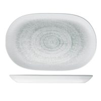 ID Fine Glacier Oval Coupe Platter - 330x210mm (Pack of 6)