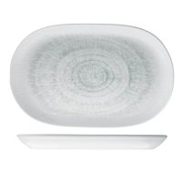 ID Fine Glacier Oval Coupe Platter - 370x240mm (Pack of 6)