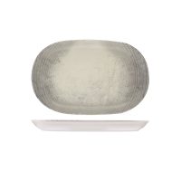 ID Fine Fume Oval Coupe Platter - 330x210mm (Pack of 6)