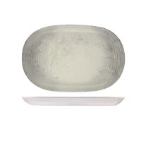 ID Fine Fume Oval Coupe Platter - 370x240mm (Pack of 6)