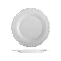 ID Fine Tiffany Scalloped Plate - 250mm (Pack of 12)