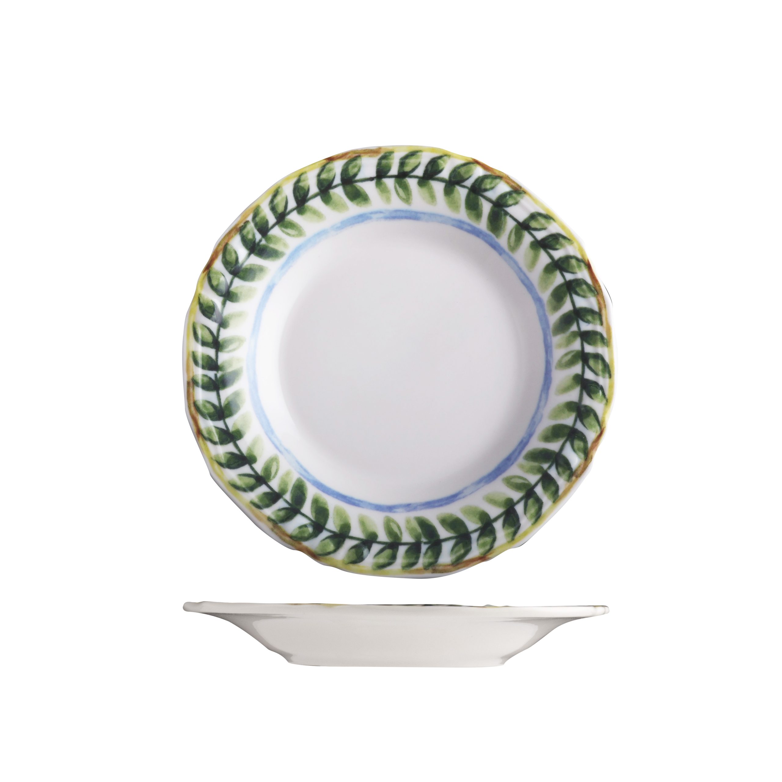 ID Fine Capri Scalloped Deep Plate - 170mm (Pack of 12)