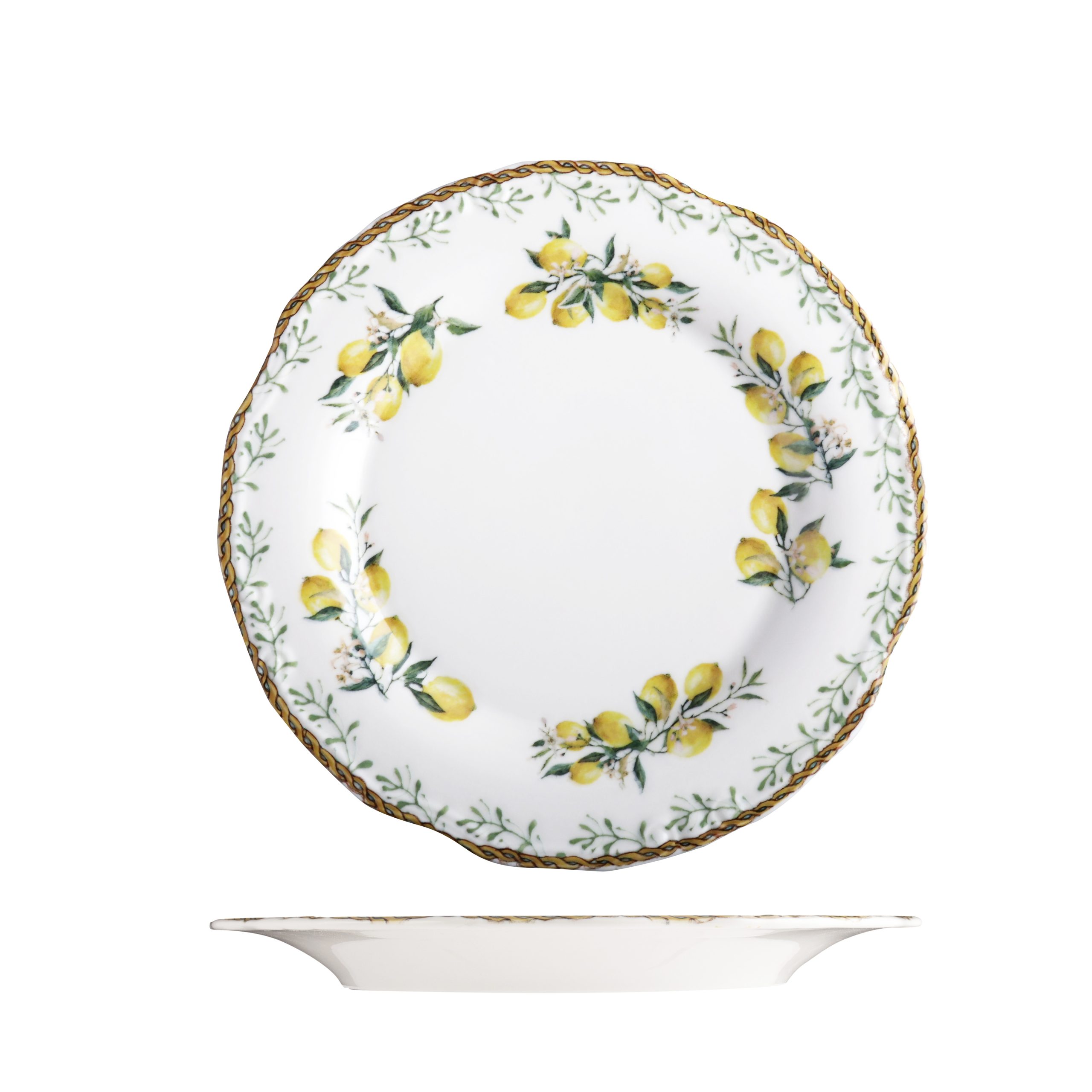 ID Fine Verona Scalloped Plate - 250mm (Pack of 12)