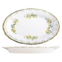 ID Fine Verona Oval Scalloped Plate - 320x210mm (Pack of 6)