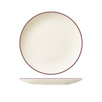 ID Fine Modest Maroon Round Coupe Plate - 270mm (Pack of 12)