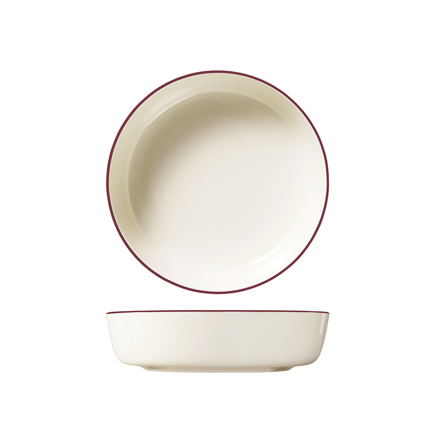 ID Fine Modest Maroon Coupe Share Bowl - 1170ml (Pack of 6)
