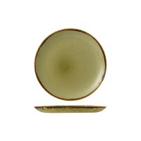 Dudson Harvest Green Round Coupe Plate - 217mm (Pack of 12)