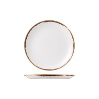 Dudson Harvest Natural Round Coupe Plate - 217mm (Pack of 12)