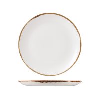 Dudson Harvest Natural Round Coupe Plate - 260mm (Pack of 12)