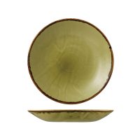 Dudson Harvest Green Round Deep Coupe Plate - 255mm (Pack of 12)