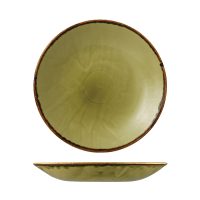 Dudson Harvest Green Round Deep Coupe Plate - 281mm (Pack of 12)