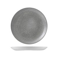 Dudson Evo Origins Grey Round Coupe Plate - 260mm (Pack of 12)