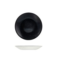 Dudson Evo Origins Black Deep Coupe Plate - 255mm (Pack of 12)