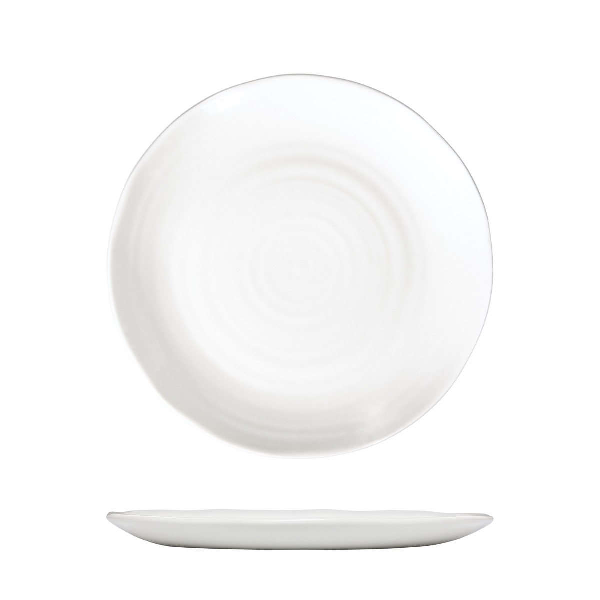 Dudson Organic Coupe Plate - 230mm - White (Pack of 12)