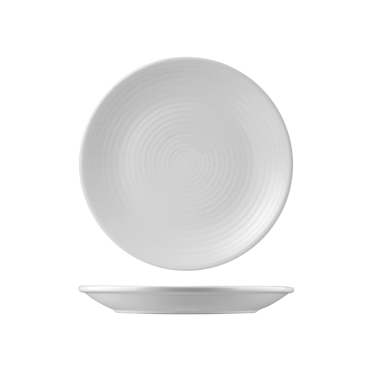 Dudson Evo Pearl Round Coupe Plate - 229mm (Pack of 6)