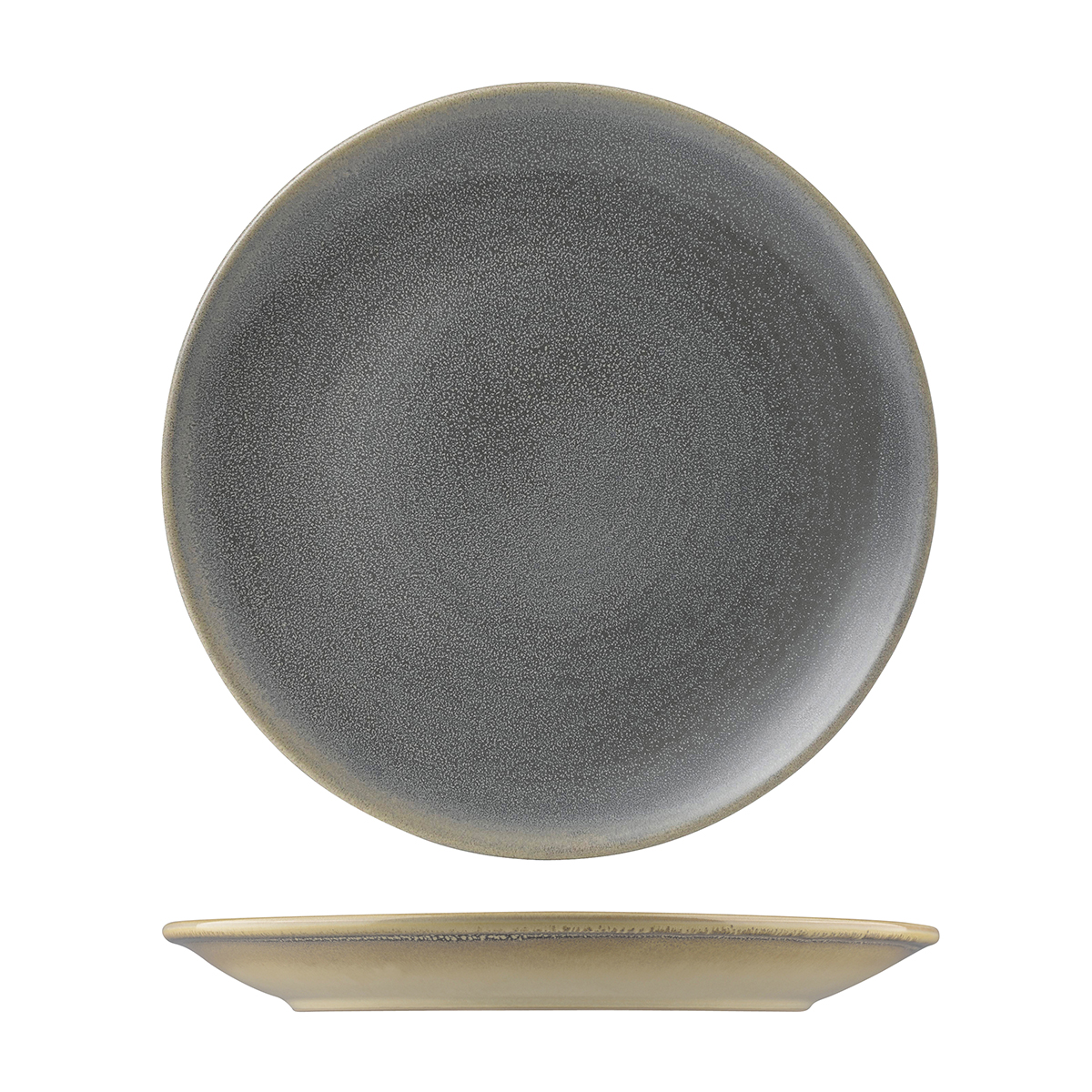 Dudson Evo Granite Round Coupe Plate - 273mm (Pack of 6)