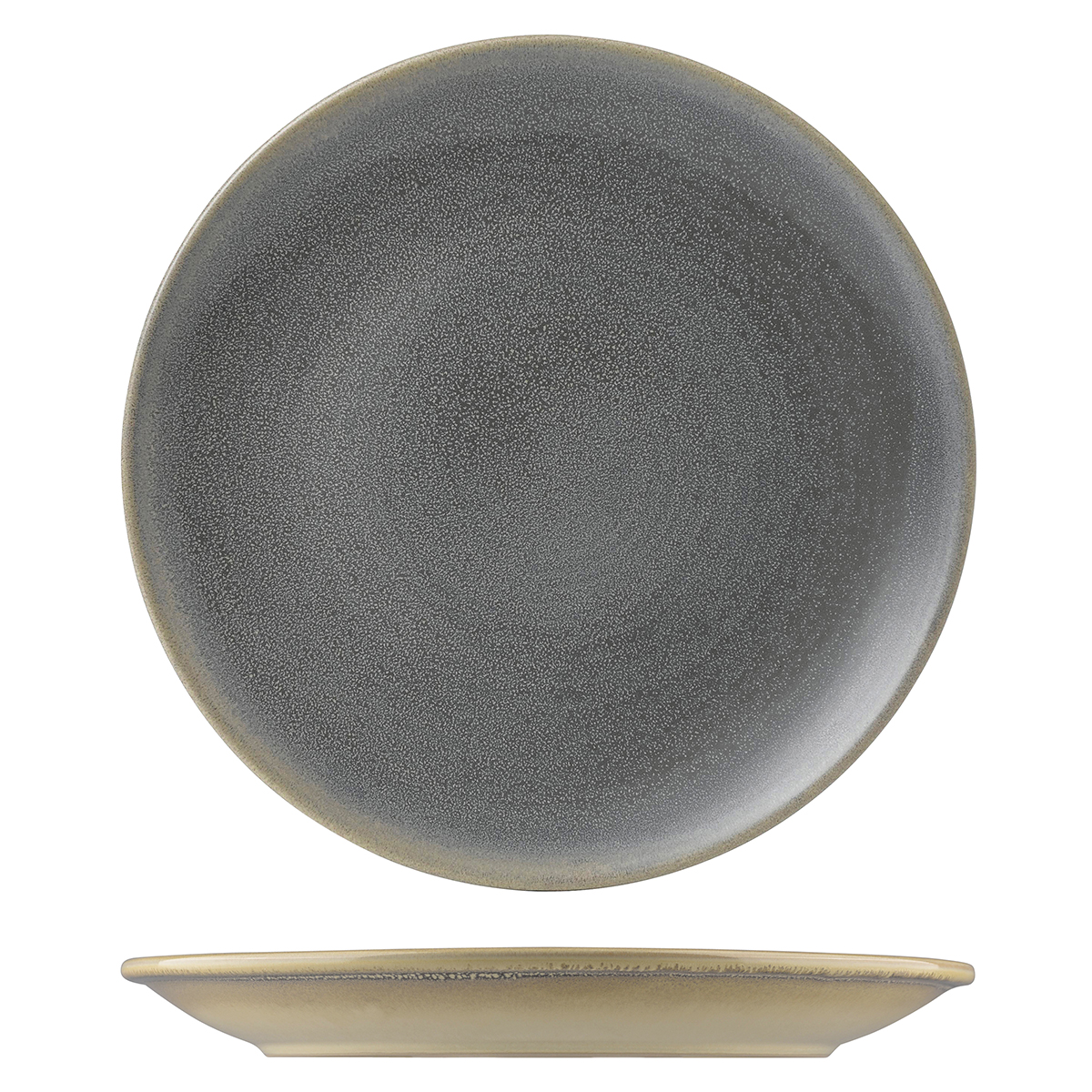 Dudson Evo Granite Round Coupe Plate - 295mm (Pack of 6)