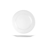 Churchill Profile Round Plate - Wide Rim - 230mm - White (Pack of 12)