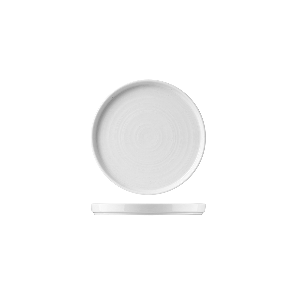 Churchill Profile Round Walled Plate - 210mm - White (Pack of 12)