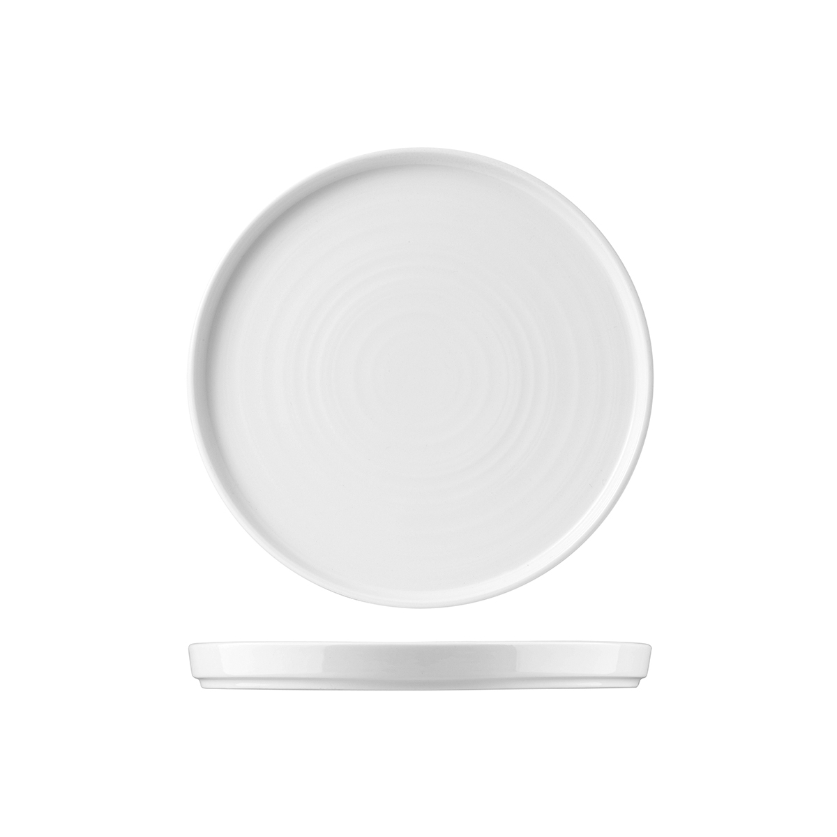 Churchill Walled Chef's Plate - 260mm - White (Pack of 12)