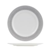 Churchill Isla Shale Round Wide Rim Plate - 276mm (Pack of 12)