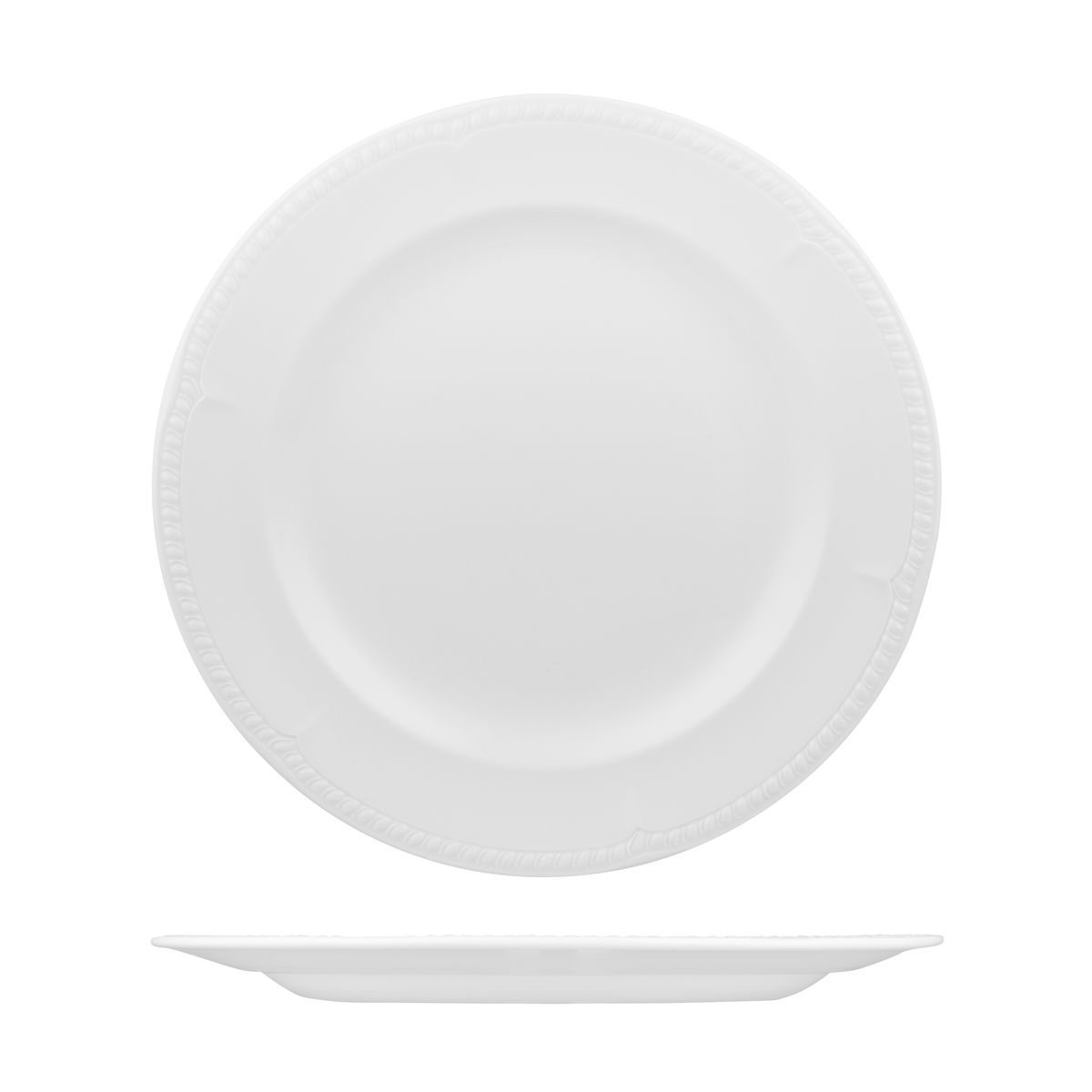 Churchill Buckingham Round Plate - Wide Rim - 305mm - White (Pack of 12)