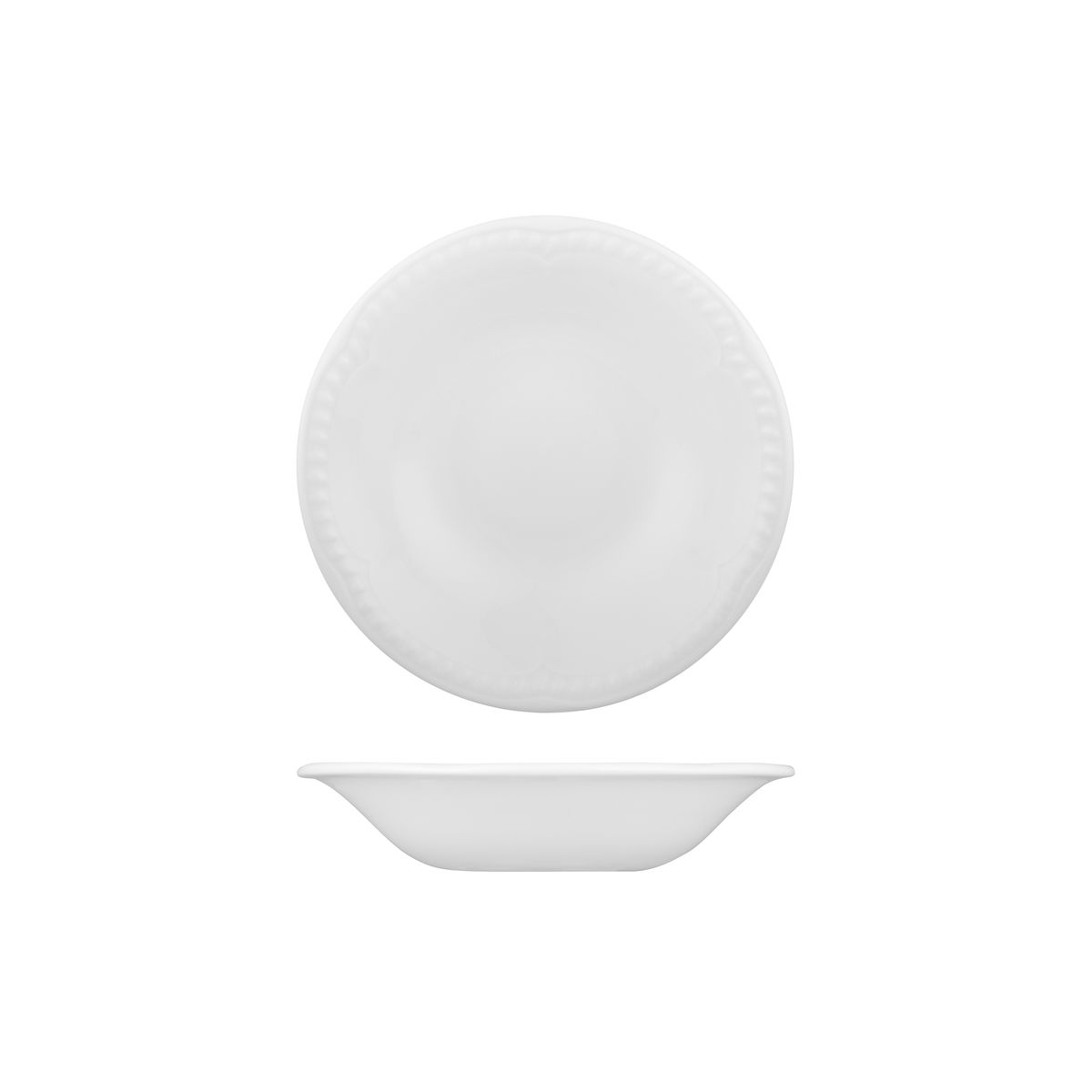 Churchill Buckingham Oatmeal Bowl - 390ml - White (Pack of 24)