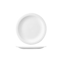 Churchill Nova Round Plate - Narrow Rim - 230mm - White (Pack of 24)