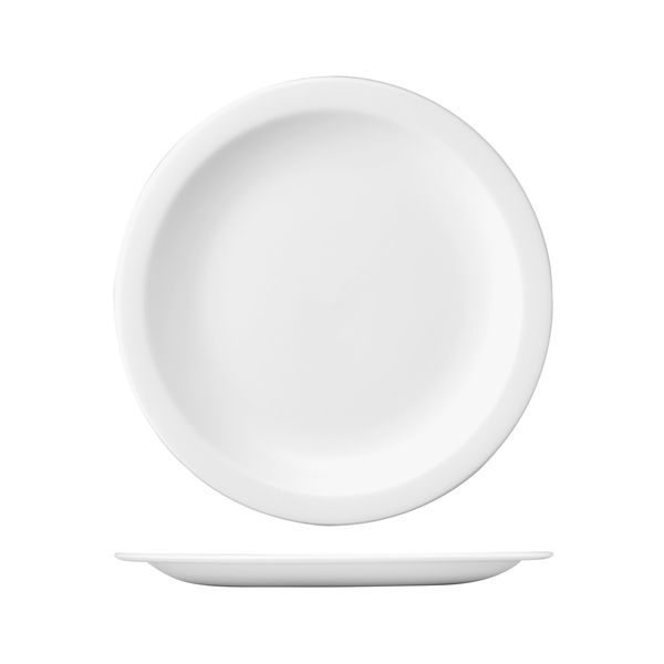 Churchill Nova Round Plate - Narrow Rim - 305mm - White (Pack of 12)