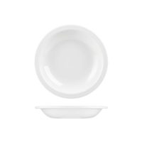 Churchill Nova Soup Plate - Narrow Rim - 490ml - White (Pack of 24)