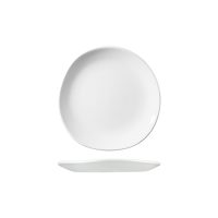 Churchill Trace Organic Round Plate - 186mm - White (Pack of 12)