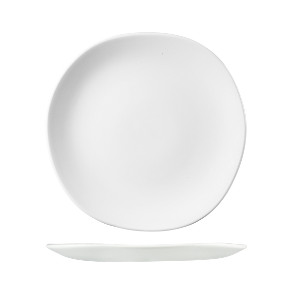 Churchill Trace Organic Round Plate - 264mm - White (Pack of 12)