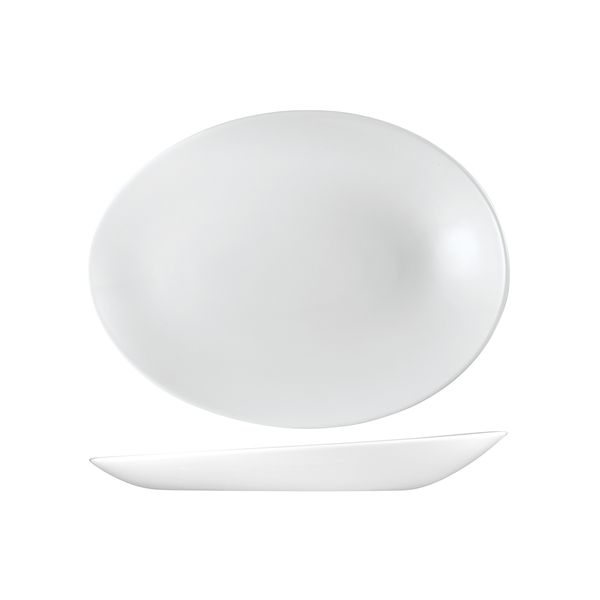 Churchill Profile Orb Oval Plate - 290x227mm - White (Pack of 12)