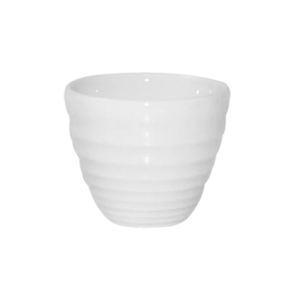 Churchill Bit On The Side White Ripple Dip Pot - 110ml (Pack of 12)