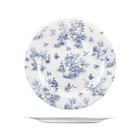 Churchill Toile Prague Round Plate - Wide Rim - 305mm (Pack of 6)