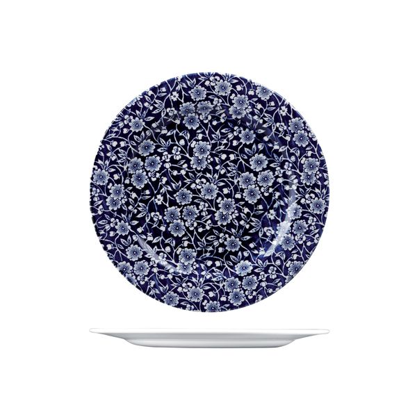 Churchill Victorian Calico Willow Round Plate - Wide Rim - 276mm (Pack of 6)