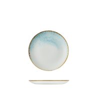 Churchill Accents Aquamarine Round Coupe Plate - 217mm (Pack of 12)