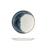 Churchill Accents Blueberry Round Coupe Plate - 260mm (Pack of 12)