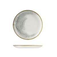 Churchill Accents Jasper Grey Round Coupe Plate - 288mm (Pack of 12)