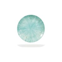 Churchill Studio Prints Stone Aquamarine Round Coupe Plate - 165mm (Pack of 12)