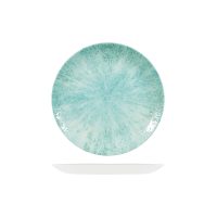 Churchill Studio Prints Stone Aquamarine Round Coupe Plate - 217mm (Pack of 12)