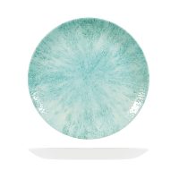 Churchill Studio Prints Stone Aquamarine Round Coupe Plate - 288mm (Pack of 12)