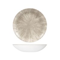 Churchill Studio Prints Stone Agate Grey Round Coupe Bowl - 1136ml (Pack of 12)